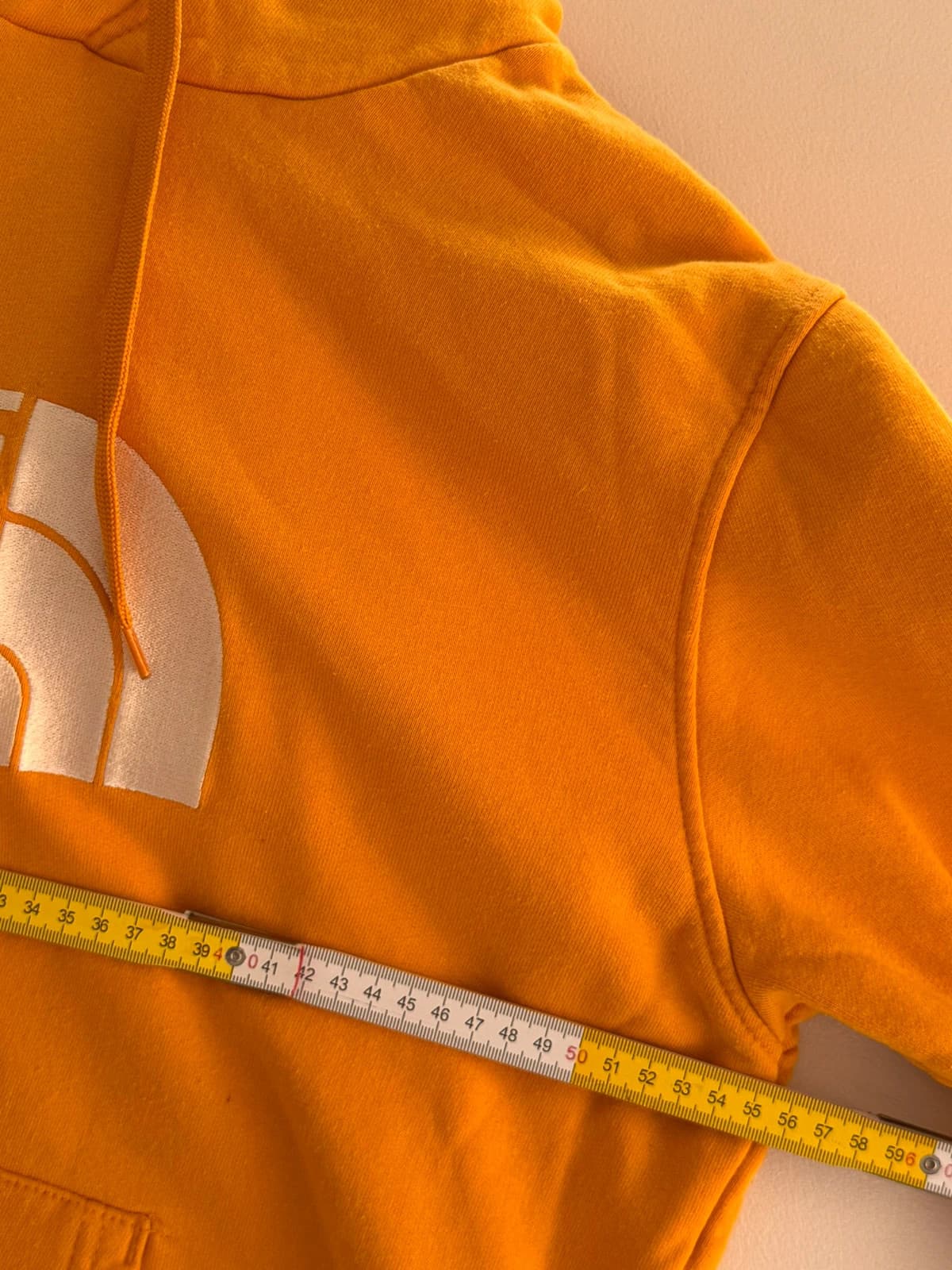 Суичър с качулка hoodie The North Face жълто горчица бродирано лого размер L - FP2607162 - Снимка 10/11