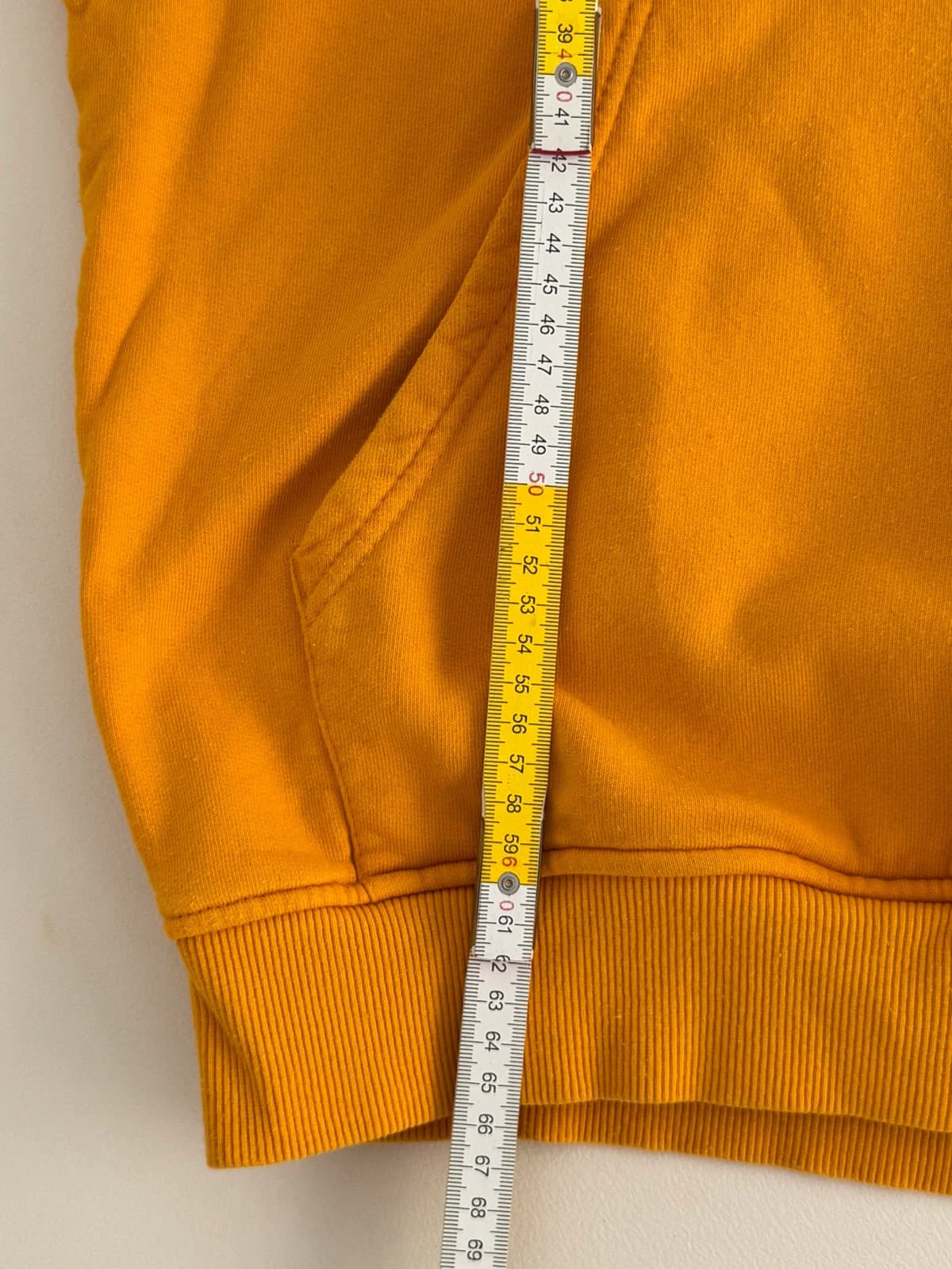 Суичър с качулка hoodie The North Face жълто горчица бродирано лого размер L - FP2607162 - Снимка 11/11