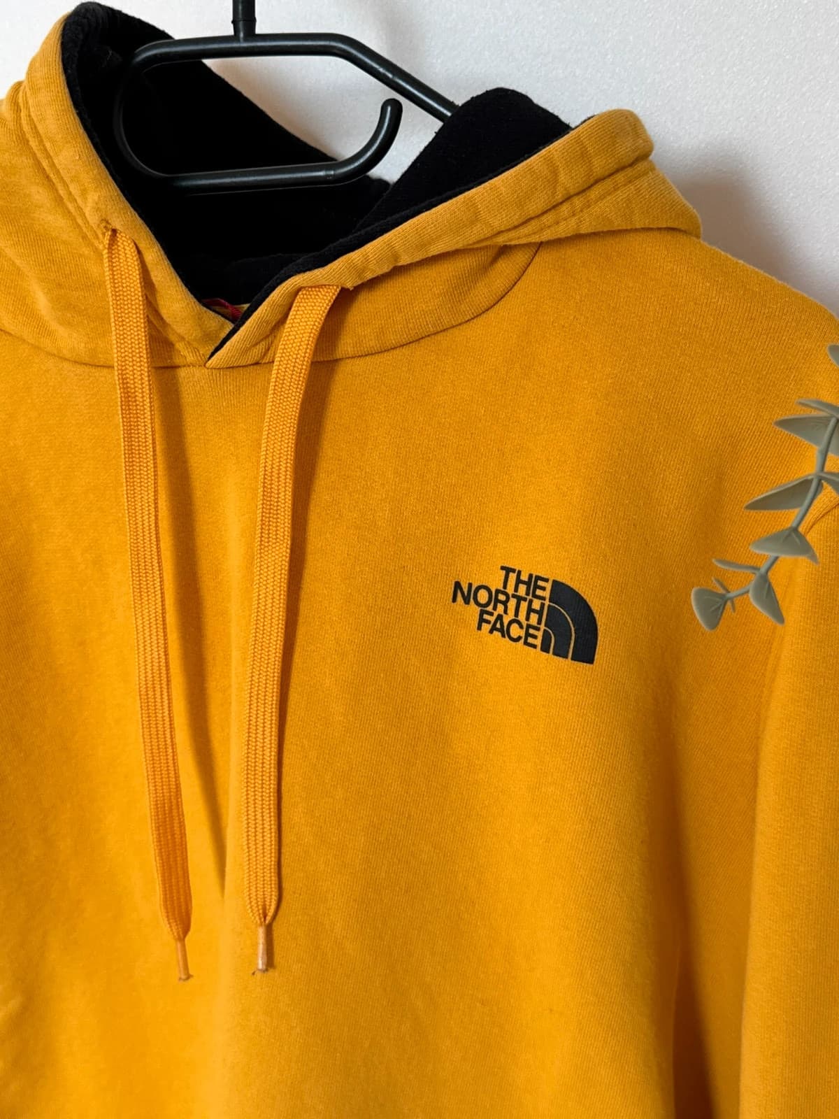 Sweat à capuche The North Face jaune moutarde logo capuche taille L - FP260742 - Photo 4/10