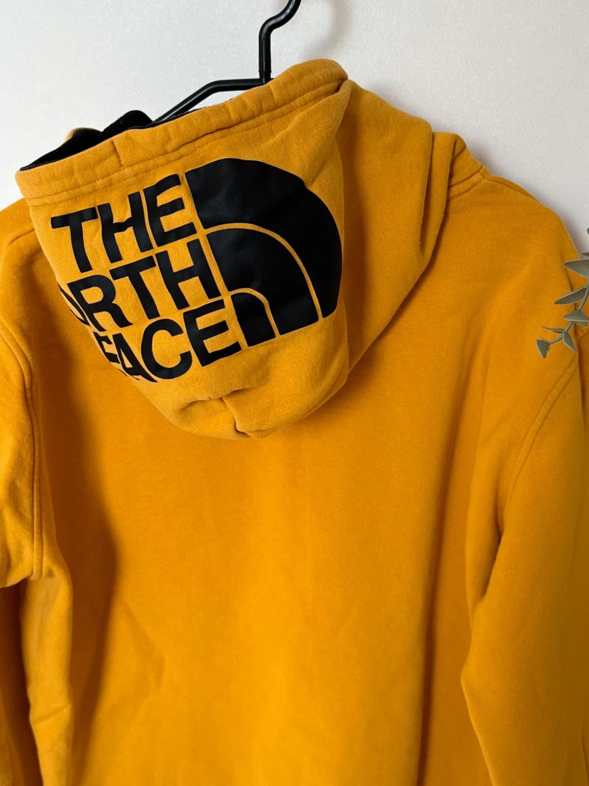 Sweat à capuche The North Face jaune moutarde logo capuche taille L - FP260742 - Photo 7/10