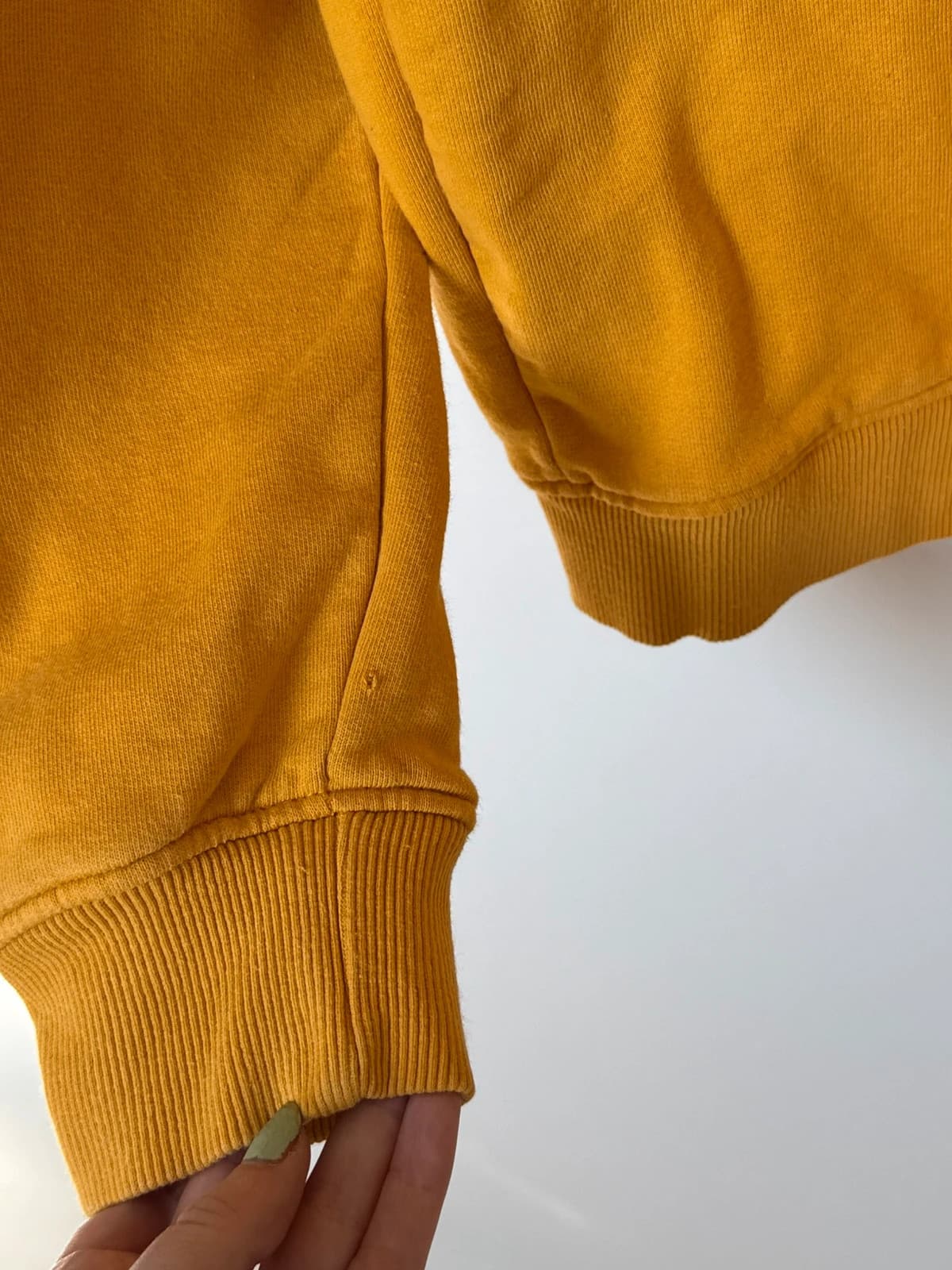 Sweat à capuche The North Face jaune moutarde logo capuche taille L - FP260742 - Photo 8/10