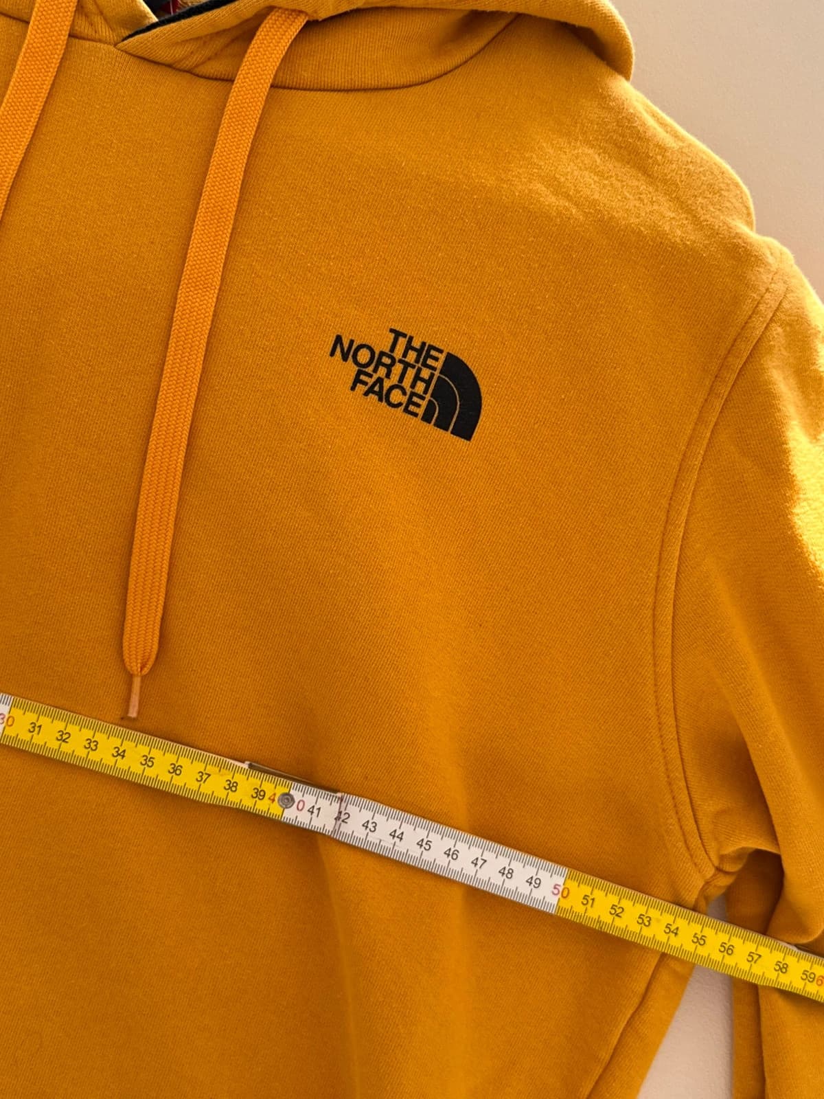 Sweat à capuche The North Face jaune moutarde logo capuche taille L - FP260742 - Photo 9/10