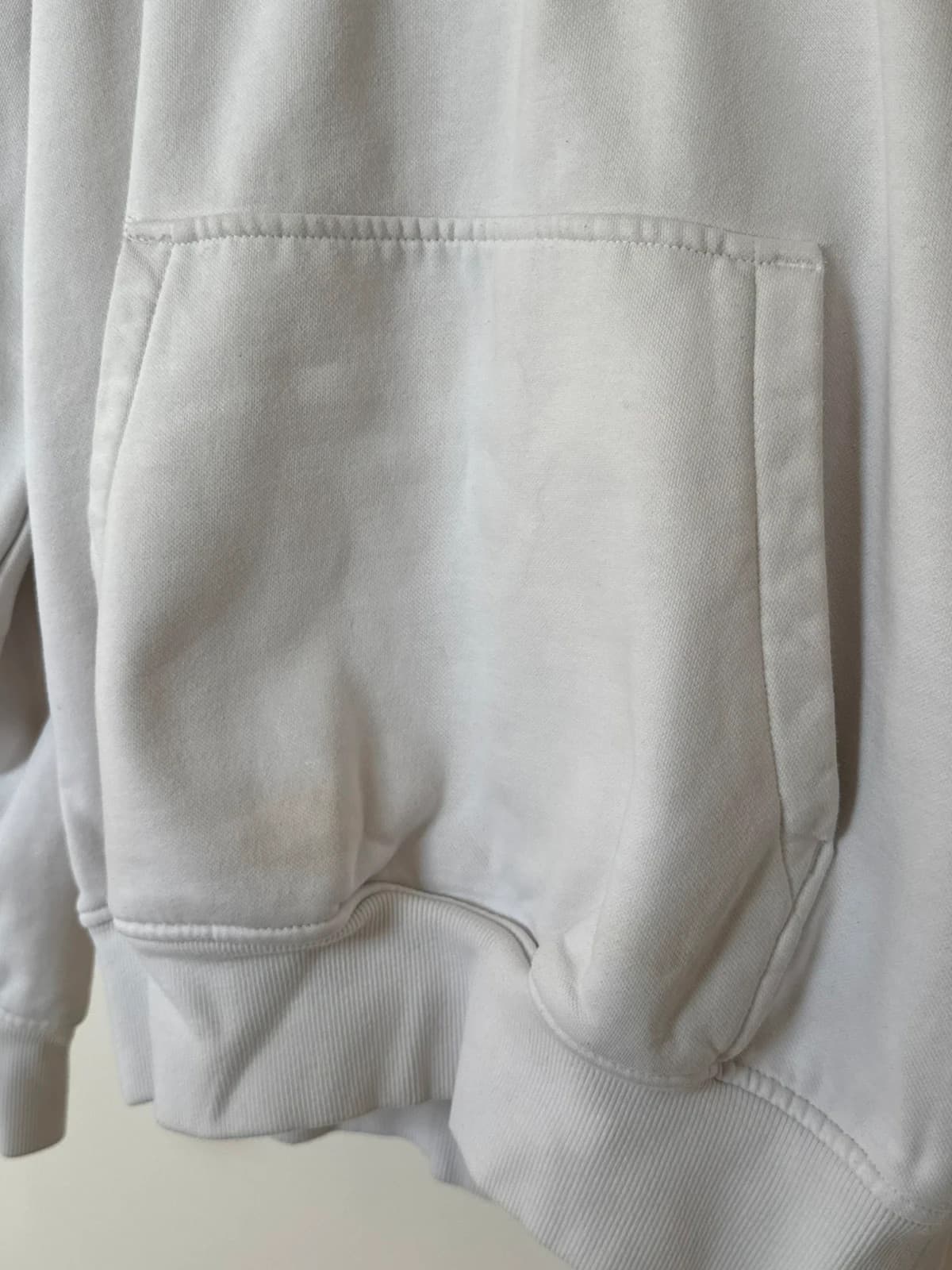 Sweat à capuche The North Face blanc logo brodé noir taille S - FP260746 - Photo 7/10