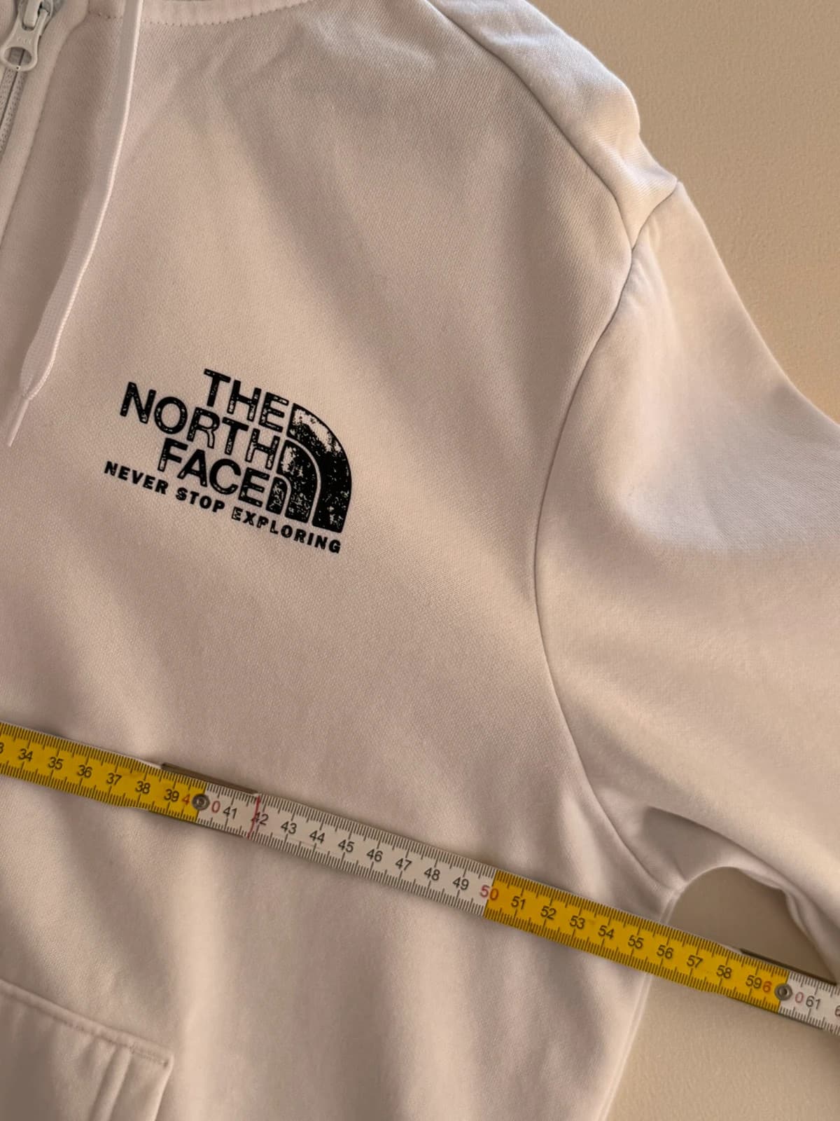 Sweat zippé à capuche The North Face blanc full zip taille L - FP260743 - Photo 8/9