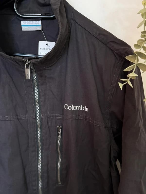 Jaket Columbia kelabu gelap taupe gaya outdoor utiliti saiz M - FP2607124 - Foto 4/7