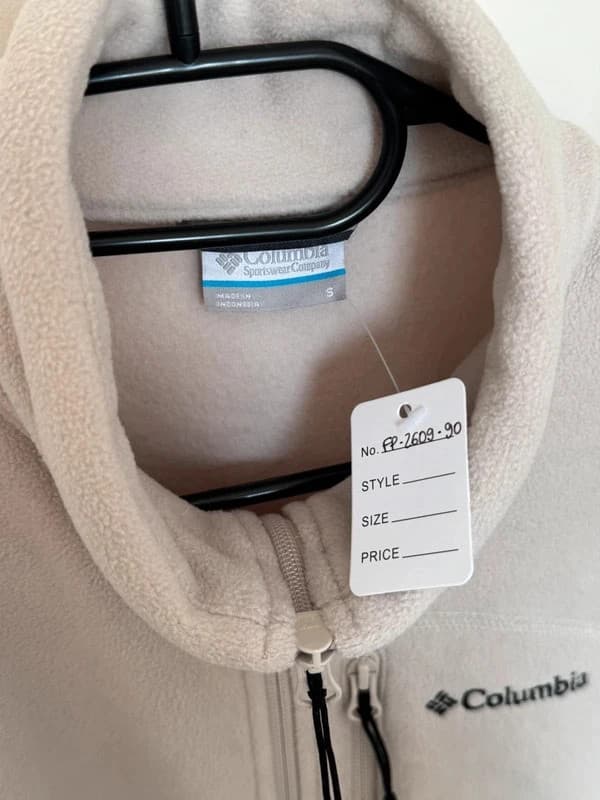 Flisinė liemenė be rankovių Columbia Fast Trek kreminė, dydis S - FP260990 – nuotrauka 3/7