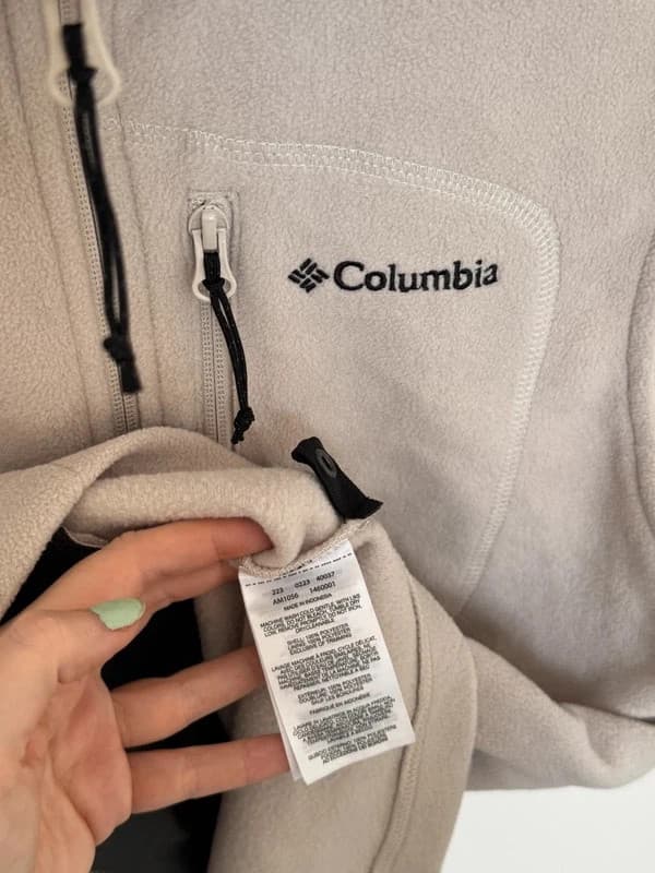 Flisinė liemenė be rankovių Columbia Fast Trek kreminė, dydis S - FP260990 – nuotrauka 5/7
