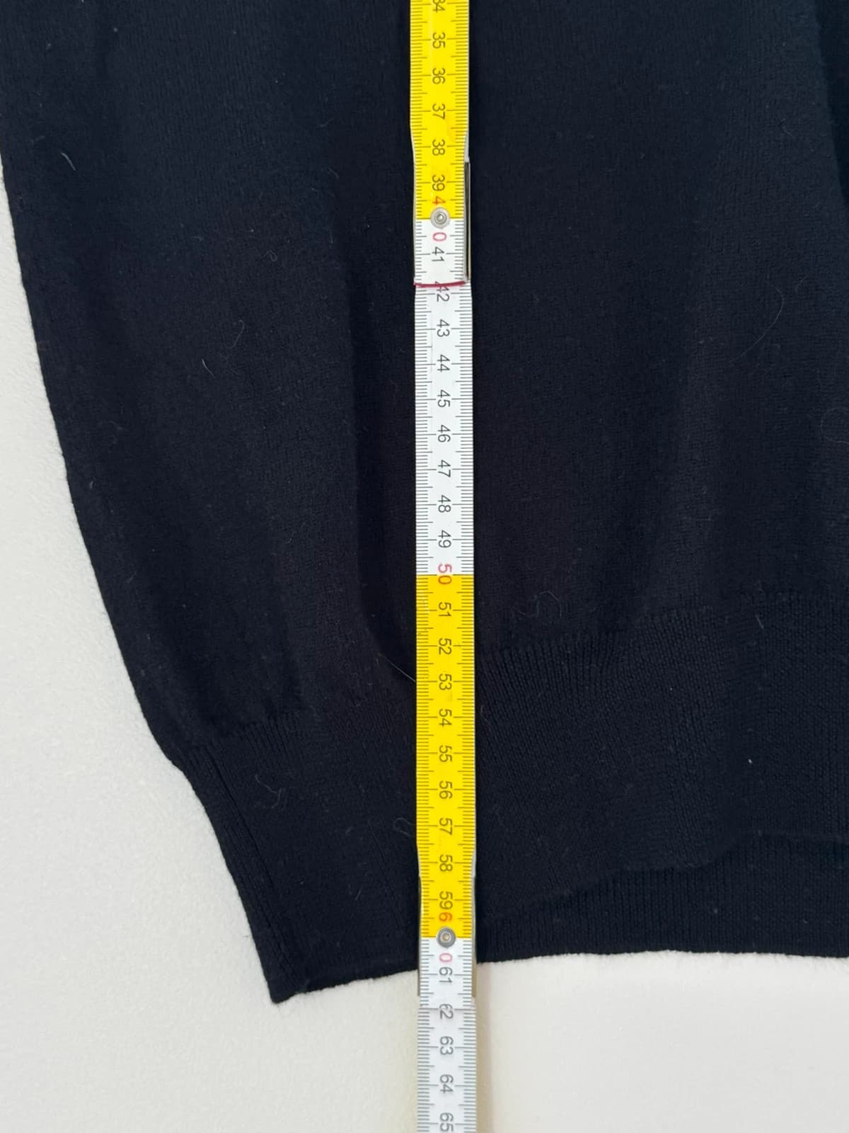 V formos kaklo megztinis Polo Ralph Lauren juodas, merino vilna, raudonas logotipas, dydis M/L - FP260758 – nuotrauka 8/8