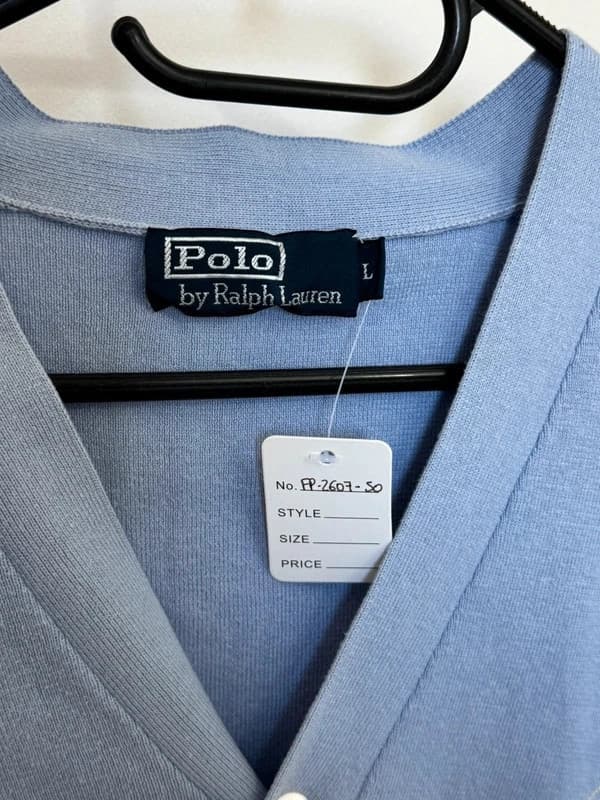 קרדיגן Polo Ralph Lauren בצבע תכלת, מידה L - FP260750 - תמונה 3/8