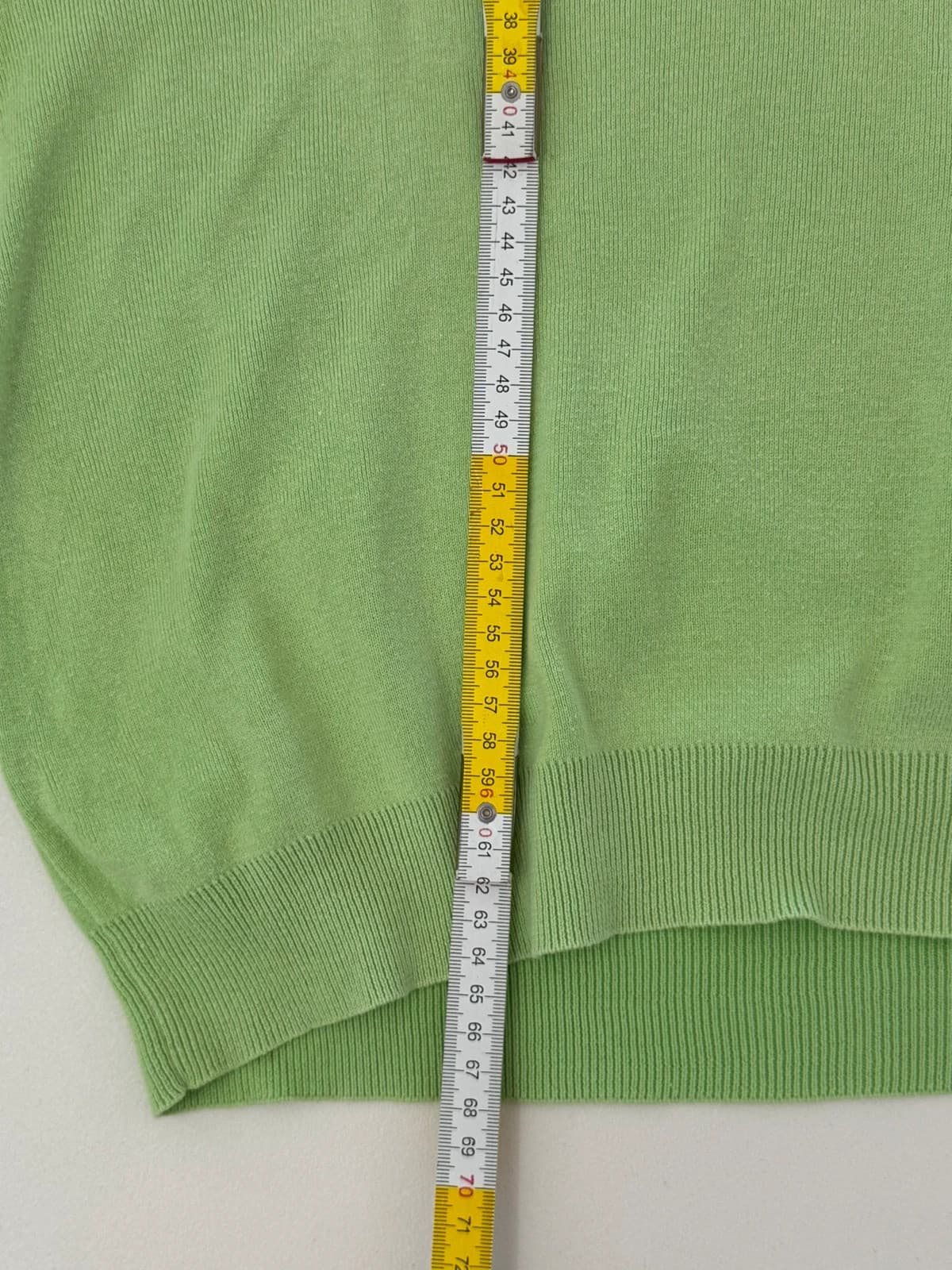 Pull col V Polo Ralph Lauren vert clair taille L - FP260749 - Photo 10/10
