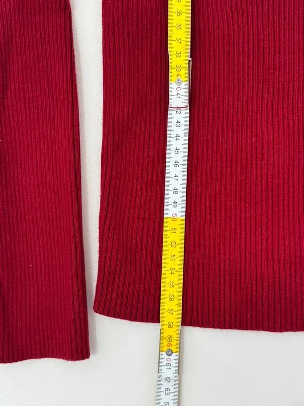 Pull côtelé Lauren Ralph Lauren rouge boutons dorés taille S/M - FP260754 - Photo 8/8