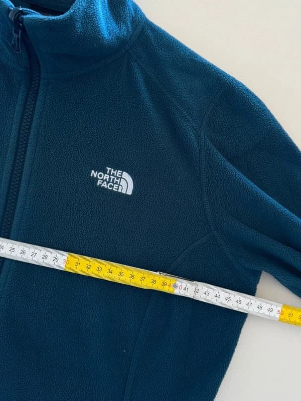 Flisinė striukė The North Face petrolio mėlyna, moteriškas dydis M - FP2607170 – nuotrauka 6/7