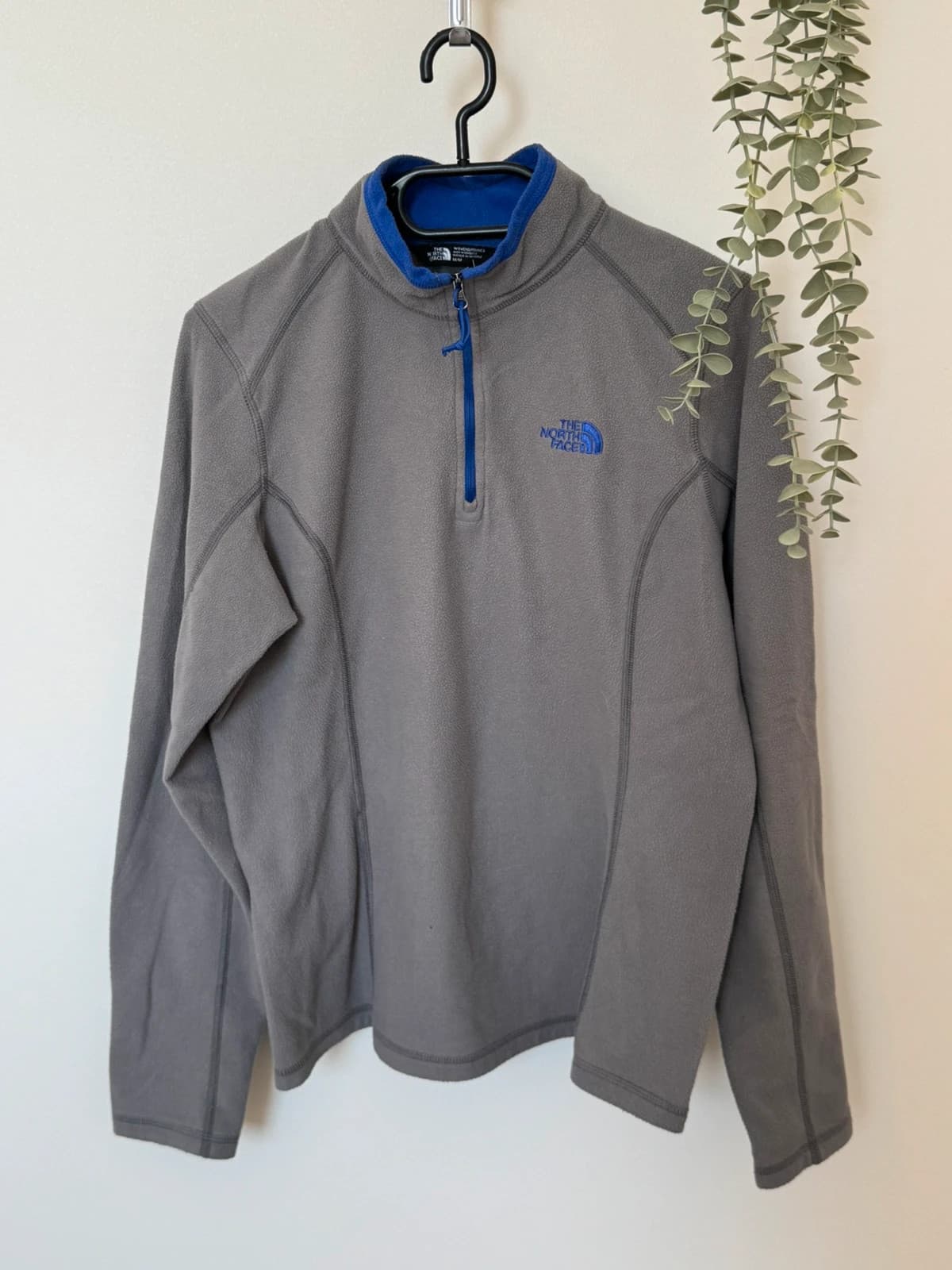 Polaire 1/4 zip The North Face gris bleu taille M - FP260736 - Photo 2/7