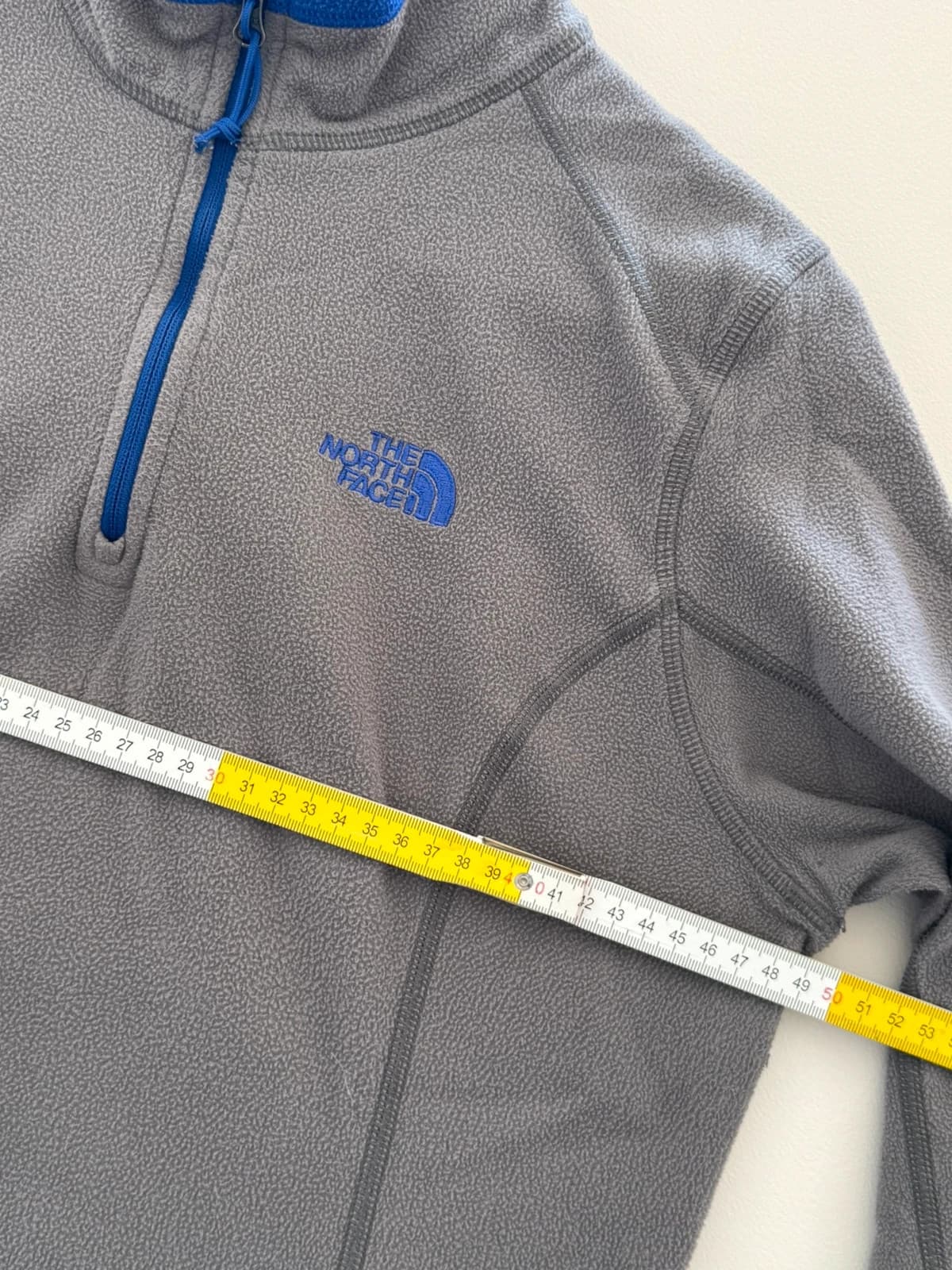 Polaire 1/4 zip The North Face gris bleu taille M - FP260736 - Photo 6/7