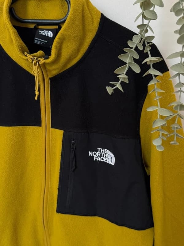 Veste polaire The North Face Denali jaune olive noir taille L - FP260738 - Photo 4/10