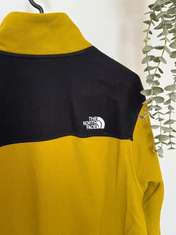 Veste polaire The North Face Denali jaune olive noir taille L - FP260738 - Photo 8/10