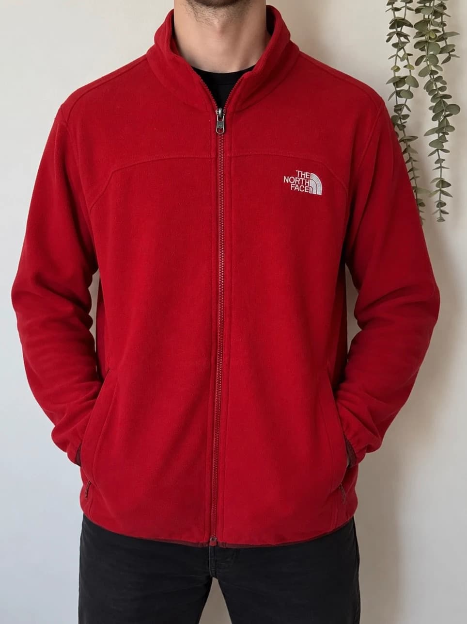 Veste polaire The North Face rouge full zip taille M - FP2607151 - Photo 1/10