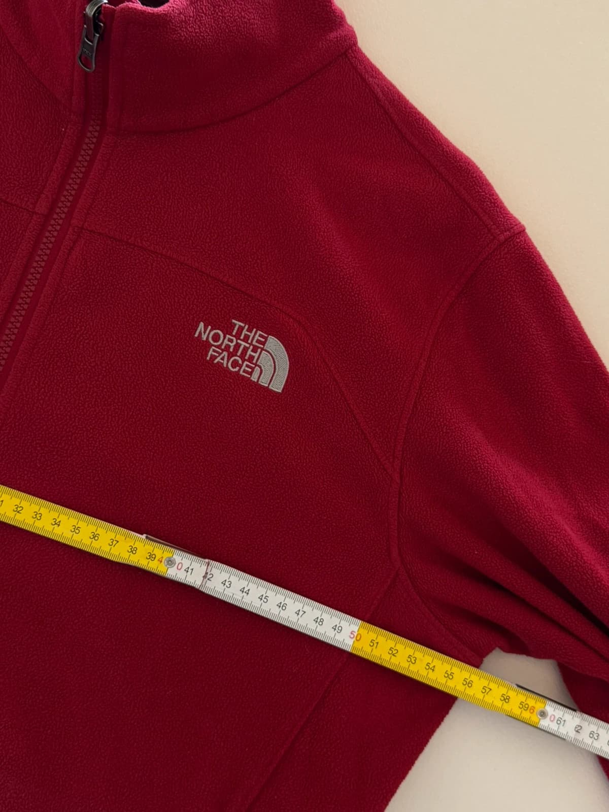 Veste polaire The North Face rouge full zip taille M - FP2607151 - Photo 9/10