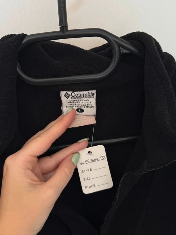 Flisas Columbia Omni-Therm Adaptive juodas, pusiau užsegamas, dydis L - FP2607132 – nuotrauka 3/8