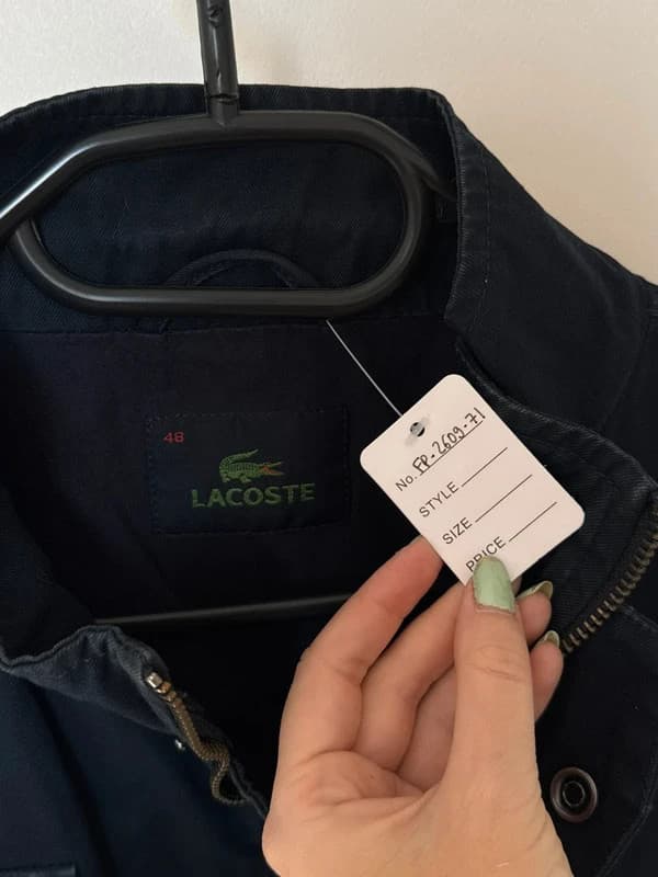 Veste field jacket Lacoste bleu marine taille 48/M - FP260971 - Photo 3/12