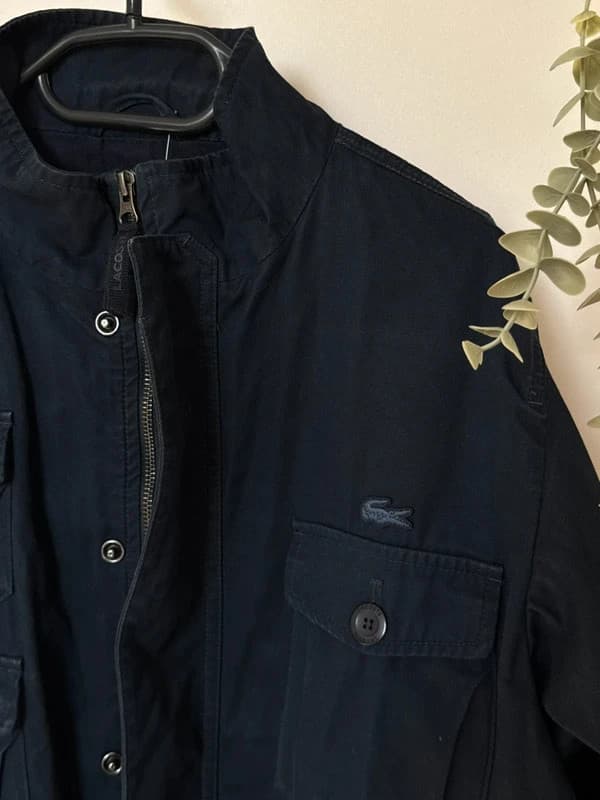 Veste field jacket Lacoste bleu marine taille 48/M - FP260971 - Photo 6/12