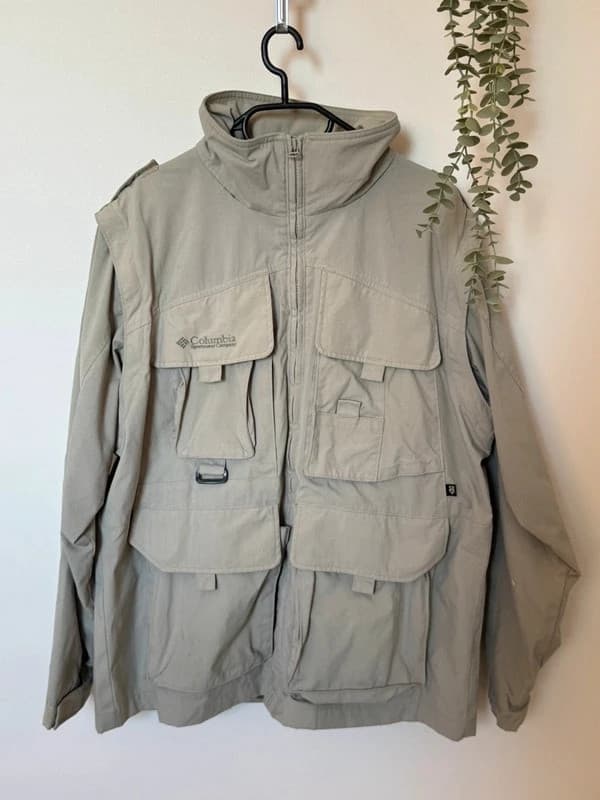 Fiskejakke Columbia GRT konvertibel uden ærmer beige størrelse L - FP260712 - Foto 2/13