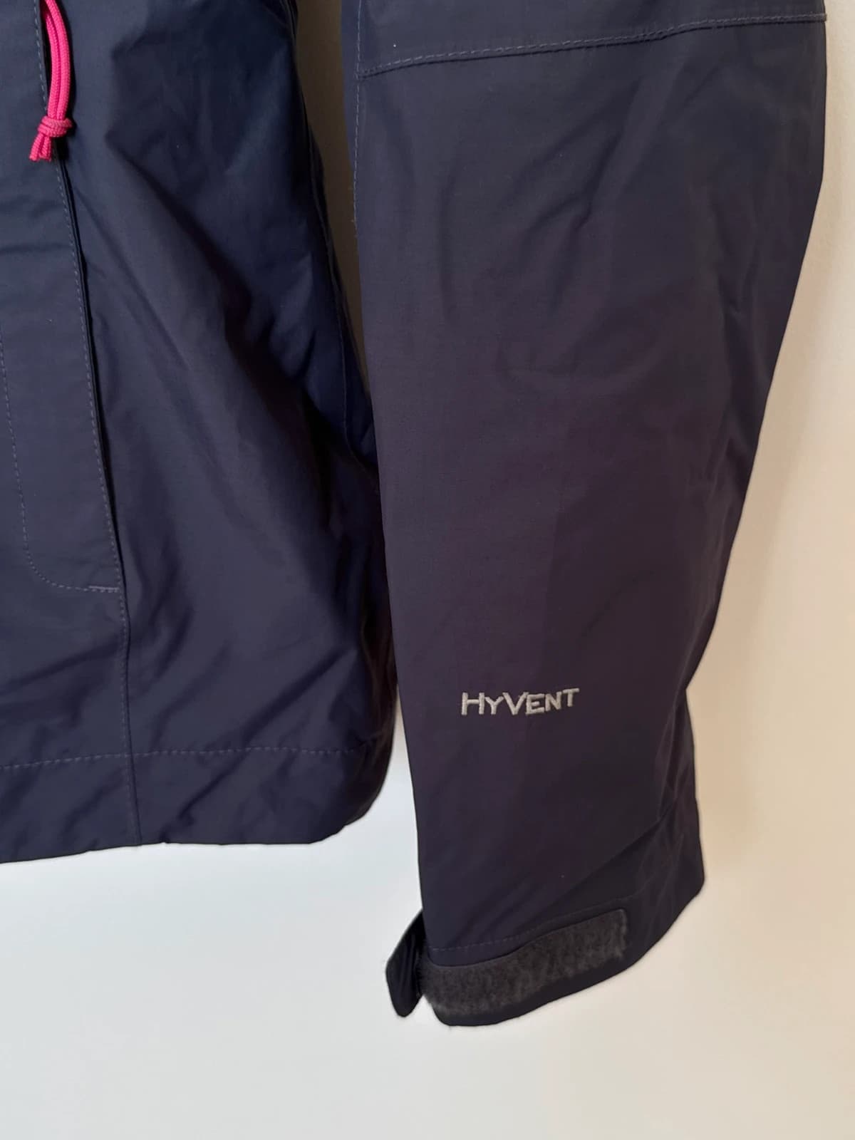 Vandeniui atspari HyVent striukė The North Face violetinė rožinė, moteriška, dydis S - FP2607174 – nuotrauka 7/15