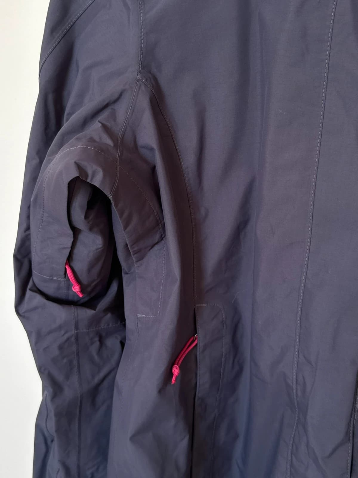 Vandeniui atspari HyVent striukė The North Face violetinė rožinė, moteriška, dydis S - FP2607174 – nuotrauka 8/15