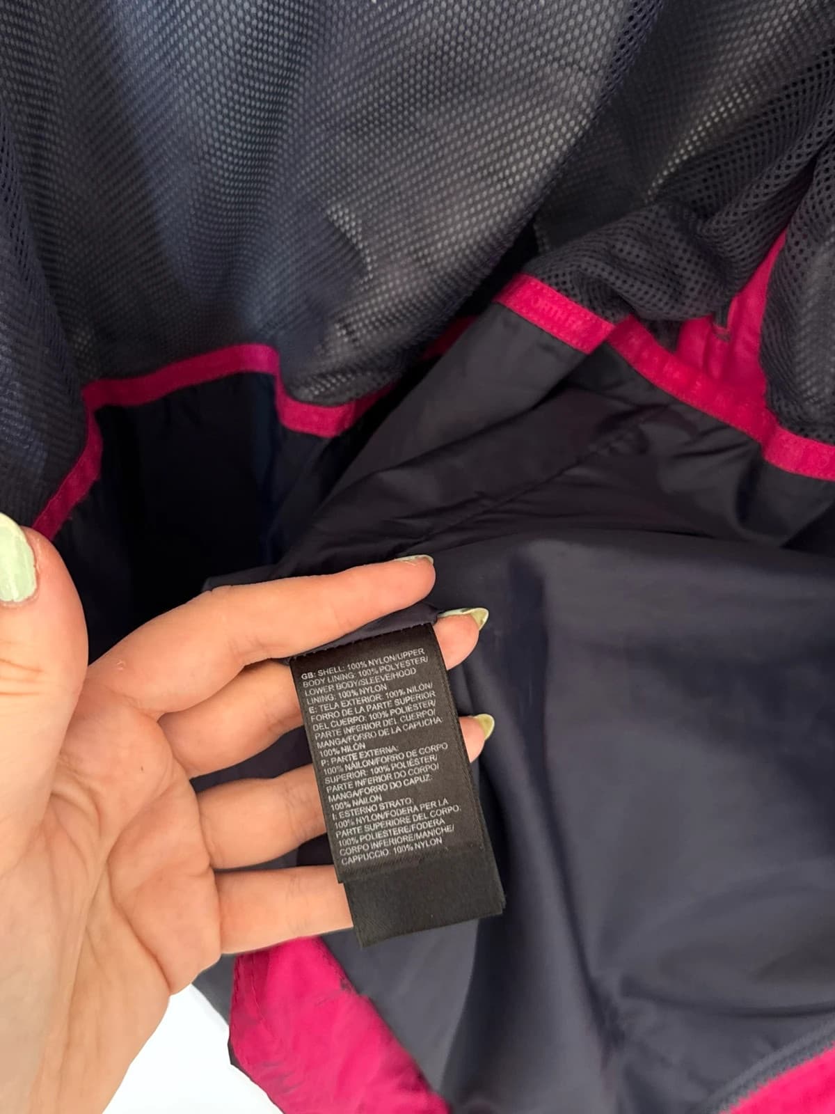 Vandeniui atspari HyVent striukė The North Face violetinė rožinė, moteriška, dydis S - FP2607174 – nuotrauka 10/15