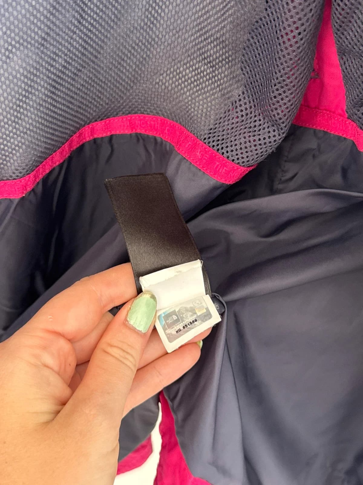 Vandeniui atspari HyVent striukė The North Face violetinė rožinė, moteriška, dydis S - FP2607174 – nuotrauka 11/15
