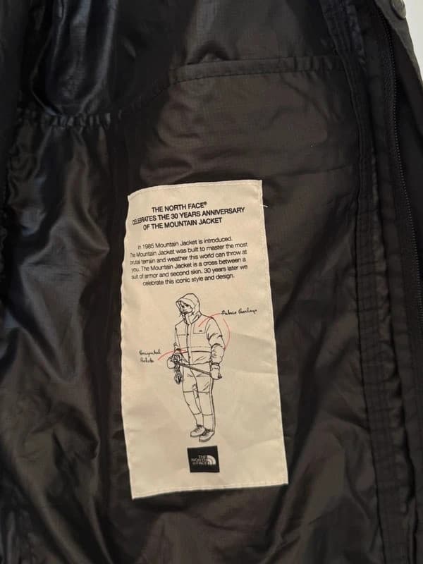 Veste Mountain Jacket 30th Anniversary The North Face noire taille S - FP2607153 - Photo 7/10