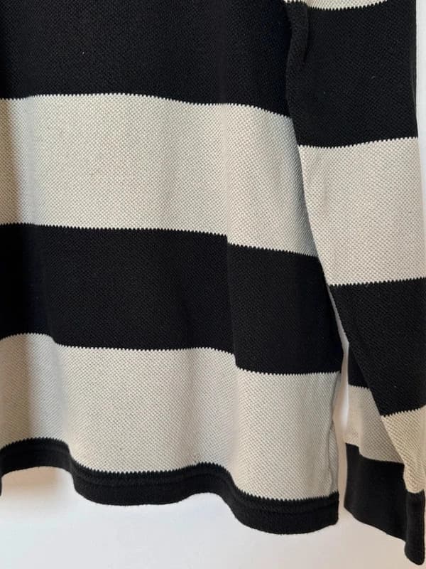 Pull léger rayé Polo Sport Ralph Lauren noir écru taille L - FP260786 - Photo 5/10