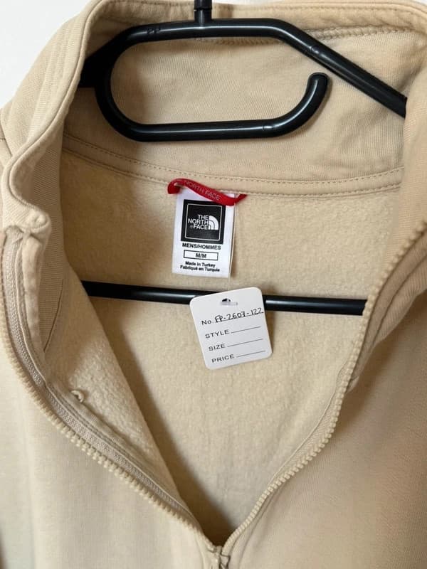 Sweat col zippé The North Face beige taille M - FP2607122 - Photo 3/12