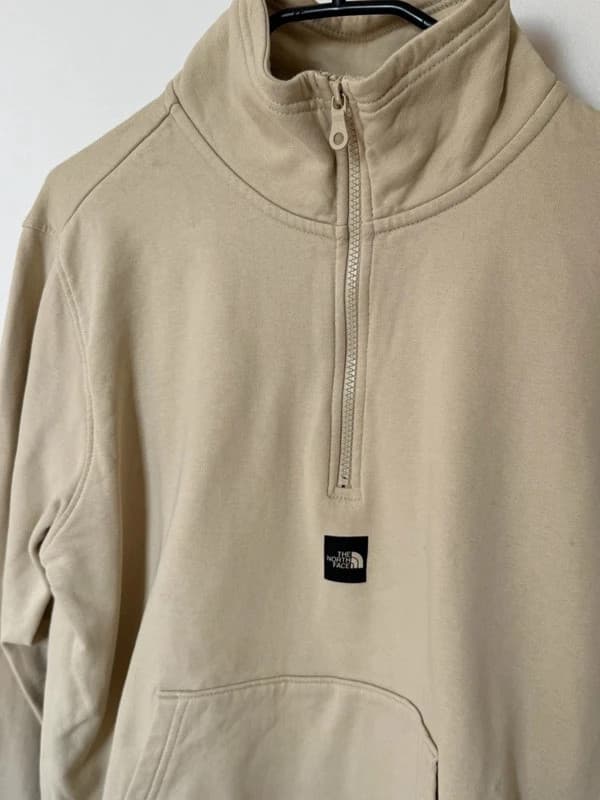 Sweat col zippé The North Face beige taille M - FP2607122 - Photo 4/12