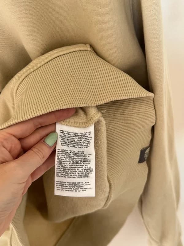 Sweat col zippé The North Face beige taille M - FP2607122 - Photo 5/12