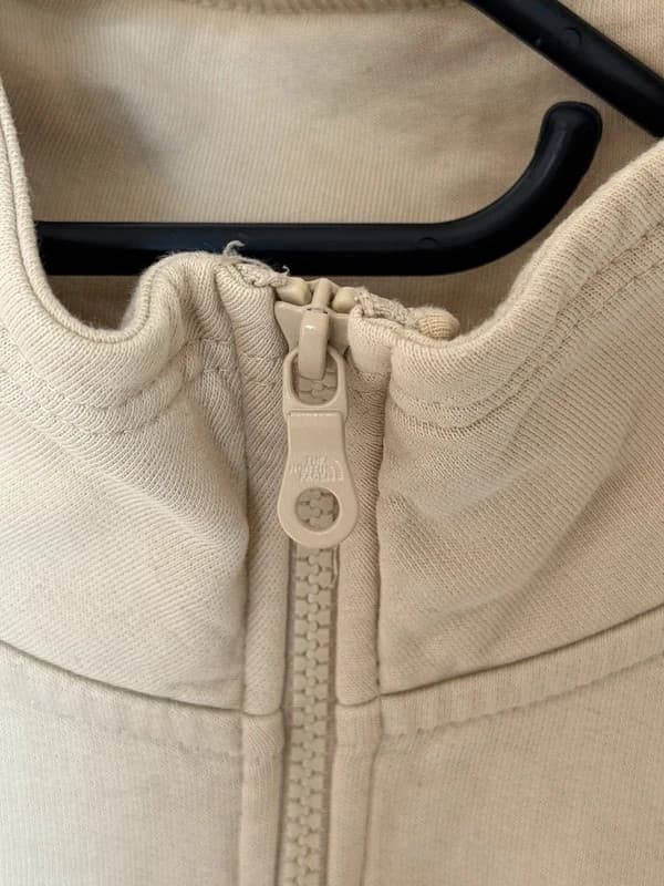 Sweat col zippé The North Face beige taille M - FP2607122 - Photo 8/12