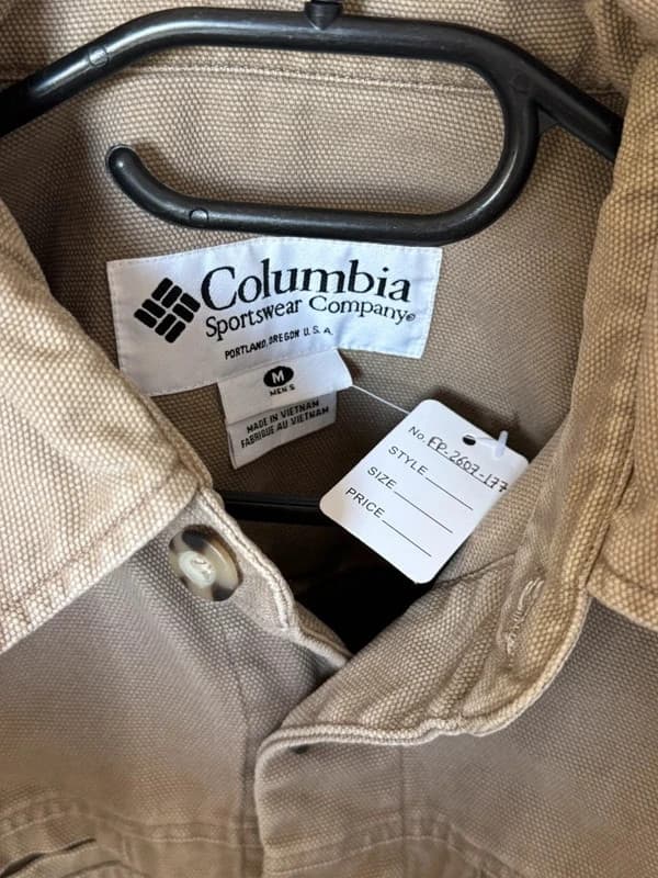 Columbia Sportswear bézs ingdzseki, munkaruha stílus, M/L méret - FP2607177 – fotó: 3/10
