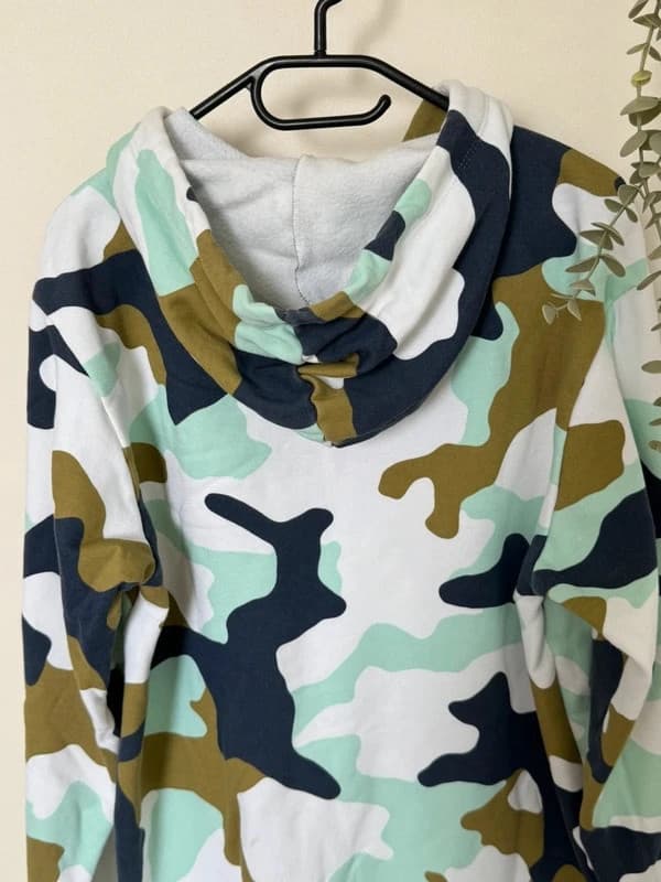 Hoodie/Sweat à capuche Columbia camouflage kaki bleu menthe taille L - FP260795 - Photo 6/8
