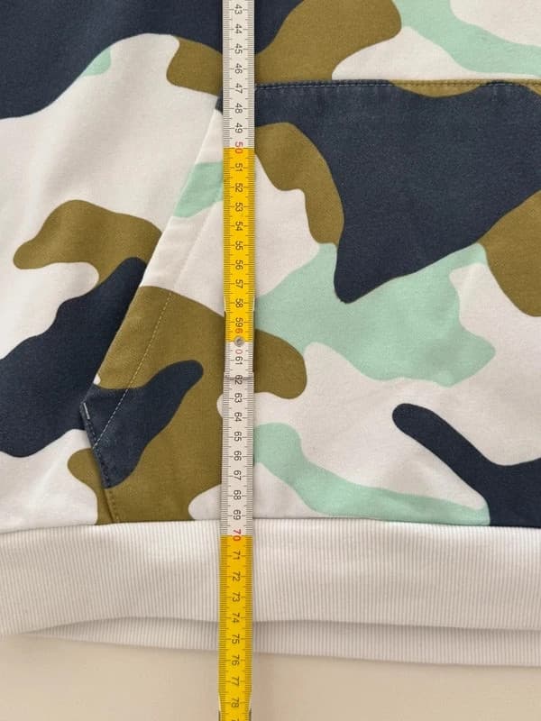 Hoodie/Sweat à capuche Columbia camouflage kaki bleu menthe taille L - FP260795 - Photo 8/8