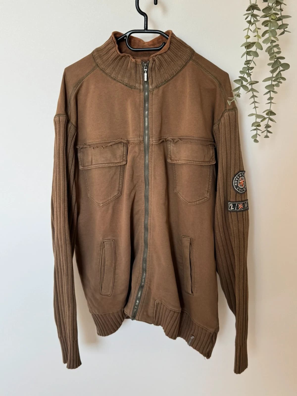 Giacca con zip Columbia Adventure marrone in cotone taglia L - FP260980 - Foto 2/8
