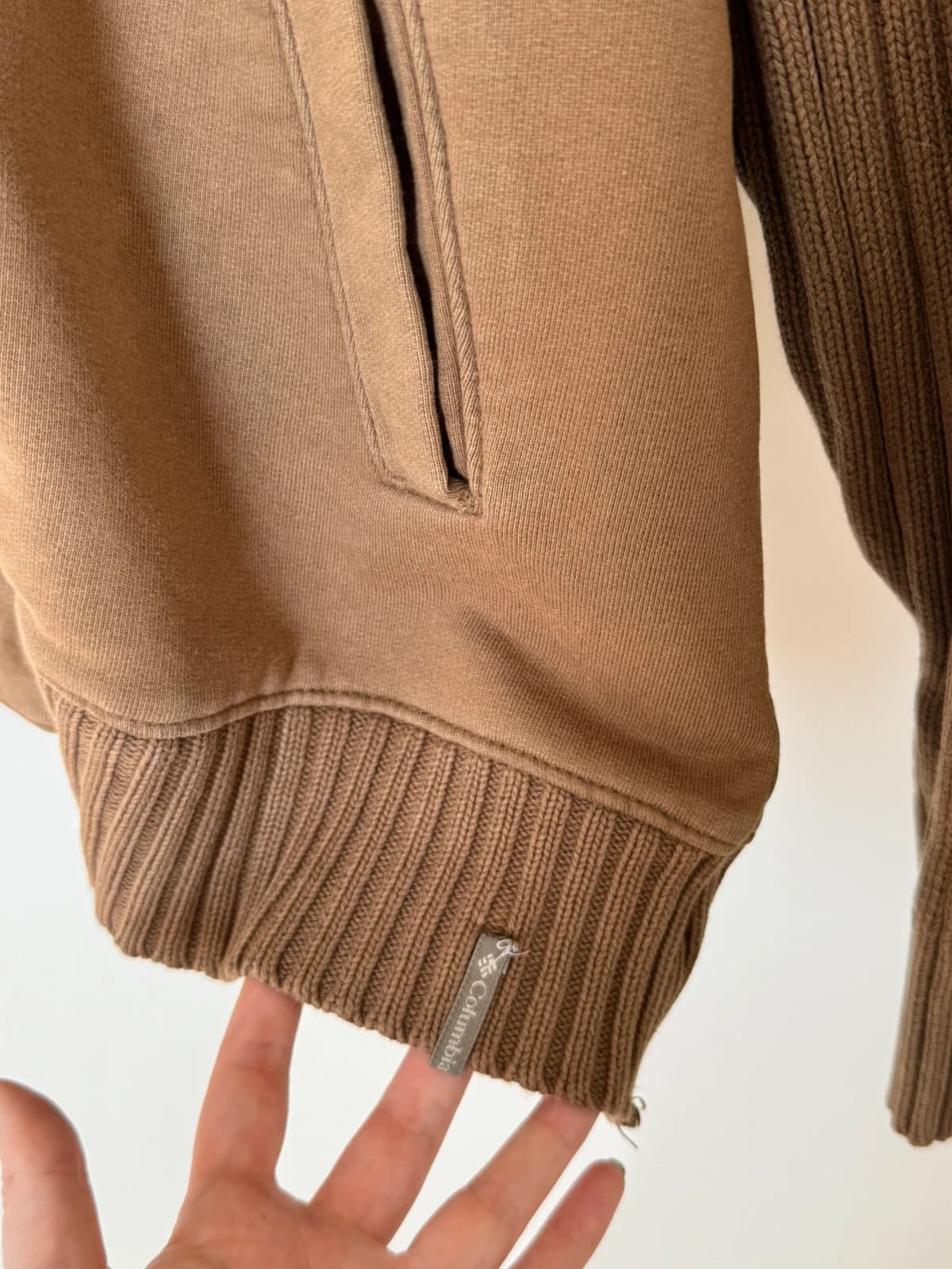 Giacca con zip Columbia Adventure marrone in cotone taglia L - FP260980 - Foto 4/8