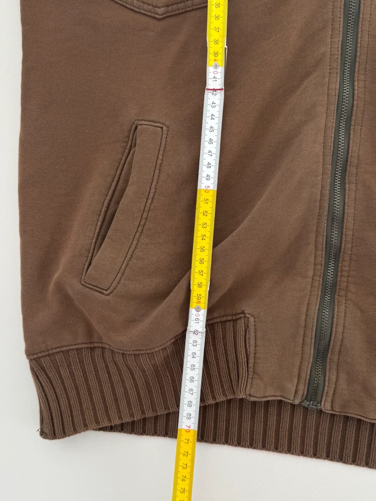 Giacca con zip Columbia Adventure marrone in cotone taglia L - FP260980 - Foto 8/8