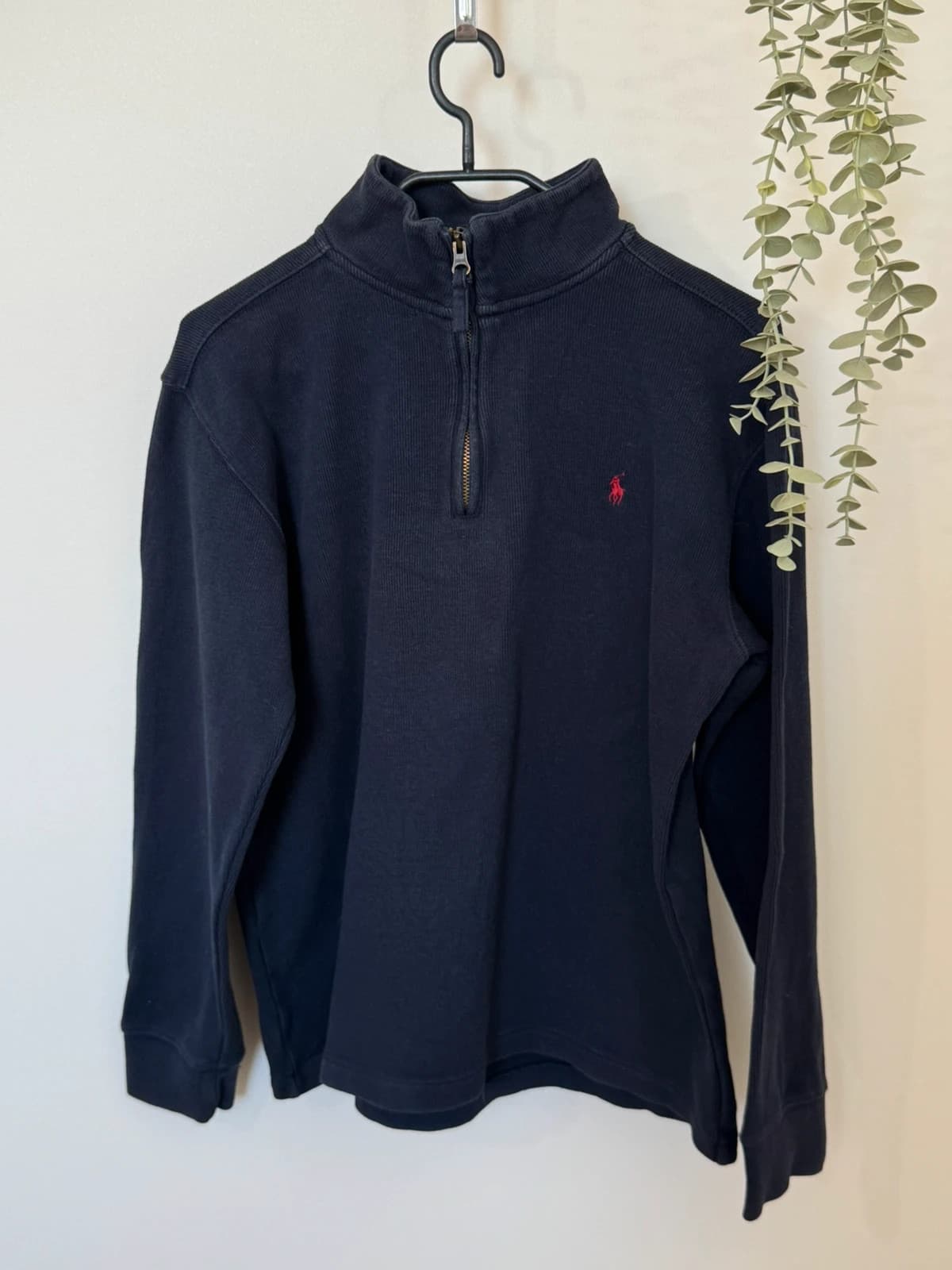 Halfzip trui met trucker-kraag Polo Ralph Lauren marineblauw maat L 16/18/S - FP260772 - Foto 2/10