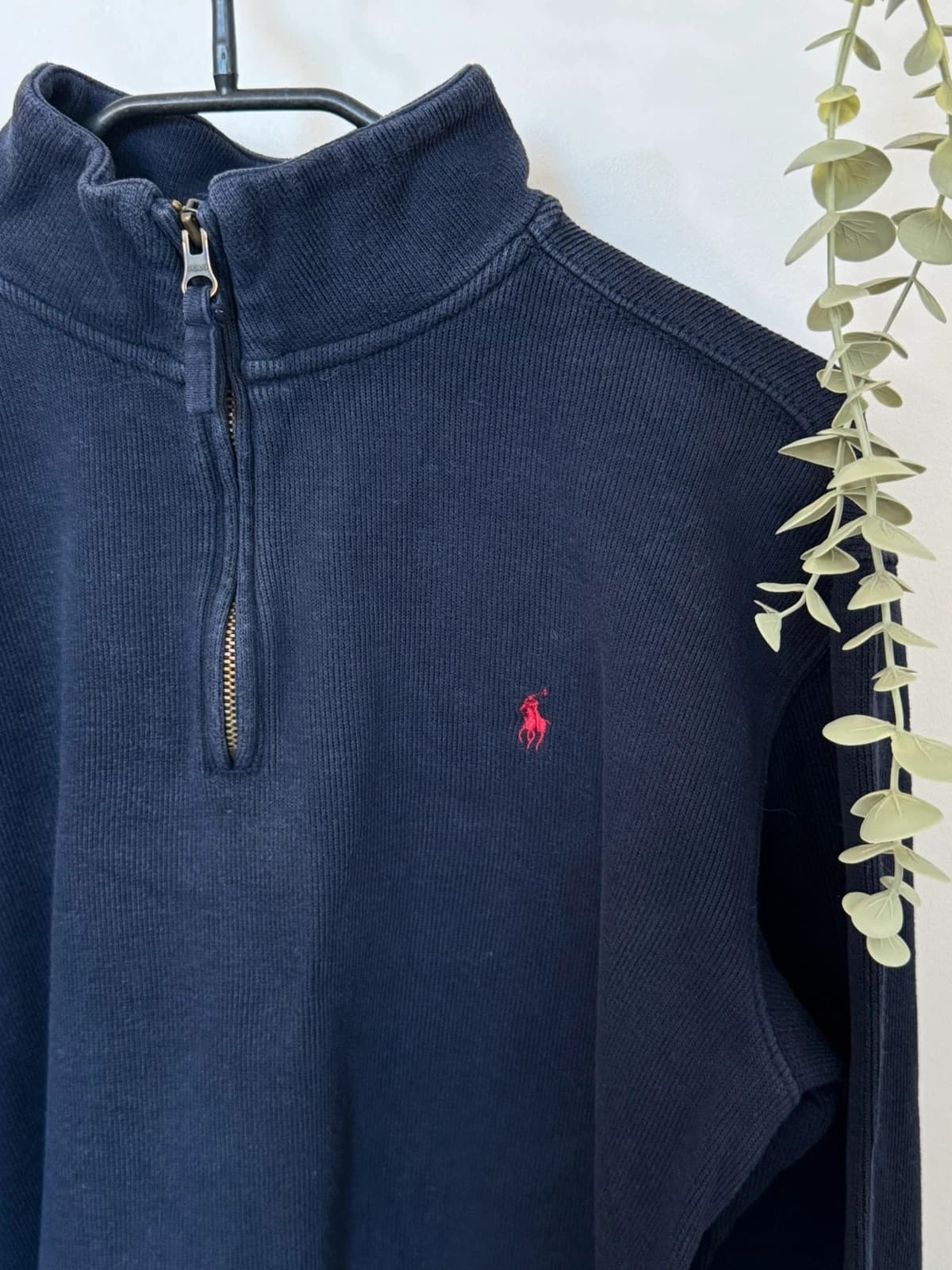 Halfzip trui met trucker-kraag Polo Ralph Lauren marineblauw maat L 16/18/S - FP260772 - Foto 3/10