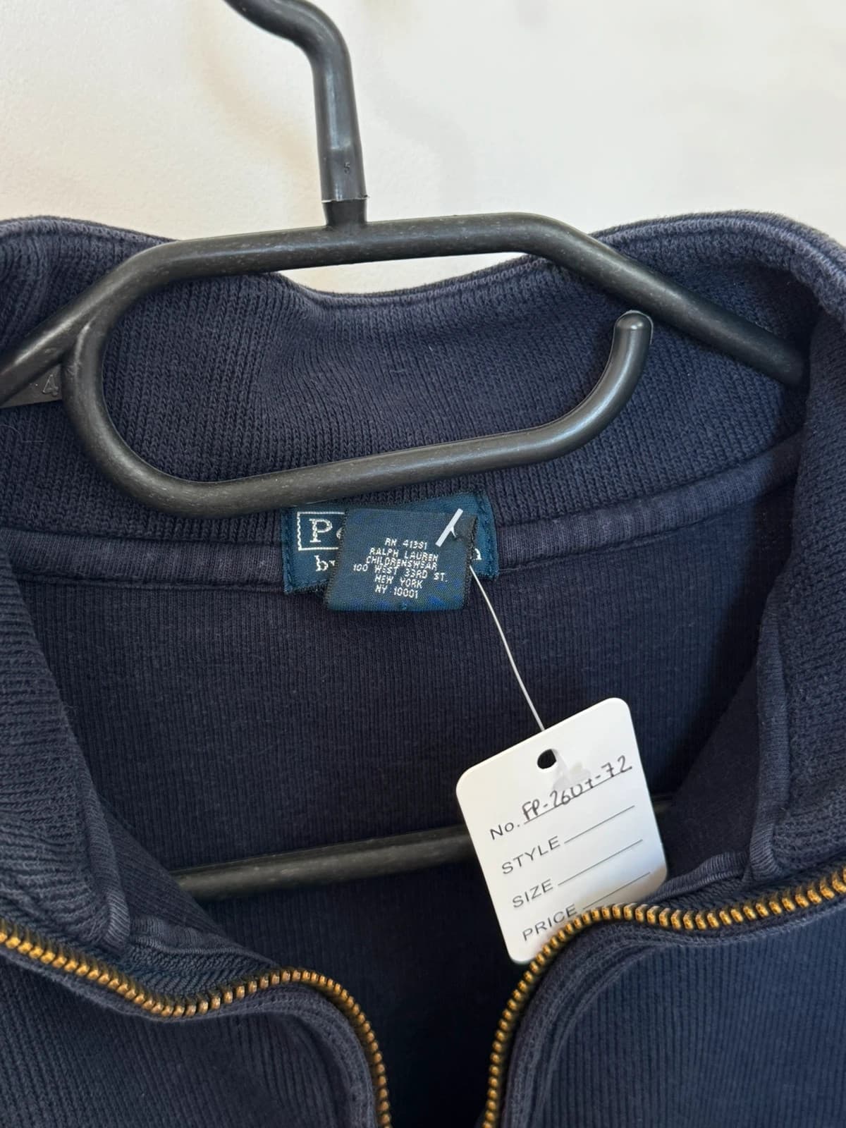 Halfzip trui met trucker-kraag Polo Ralph Lauren marineblauw maat L 16/18/S - FP260772 - Foto 6/10