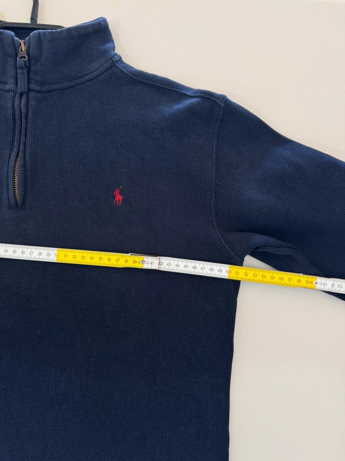 Halfzip trui met trucker-kraag Polo Ralph Lauren marineblauw maat L 16/18/S - FP260772 - Foto 8/10