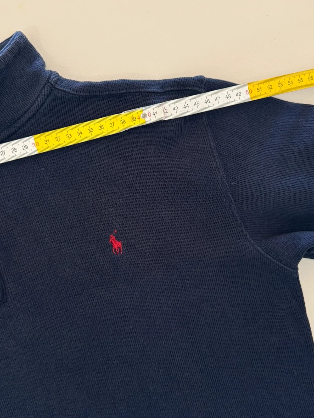 Halfzip trui met trucker-kraag Polo Ralph Lauren marineblauw maat L 16/18/S - FP260772 - Foto 10/10