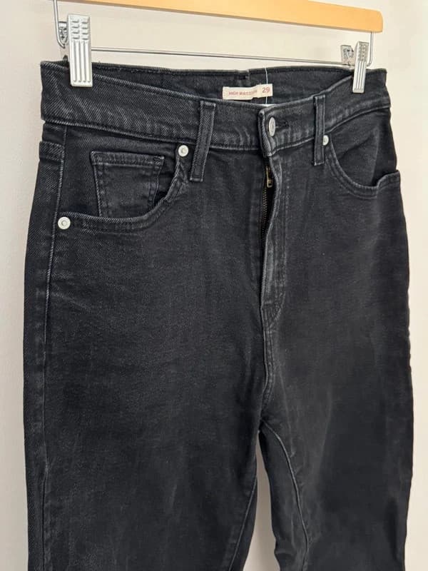 Jean mom fit Levi's noir taille W29 L29 - SK26063 - Photo 4/11