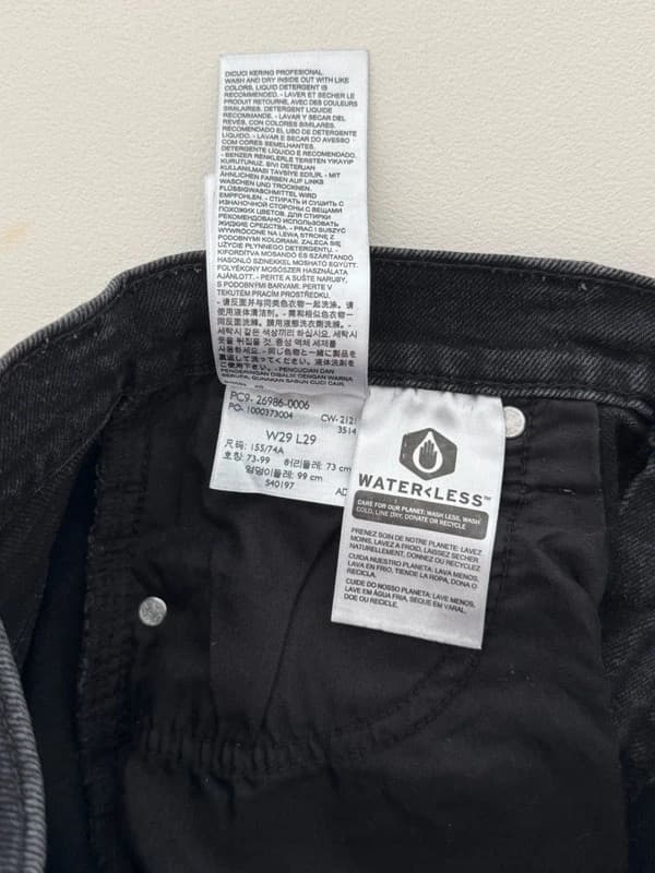 Jean mom fit Levi's noir taille W29 L29 - SK26063 - Photo 8/11