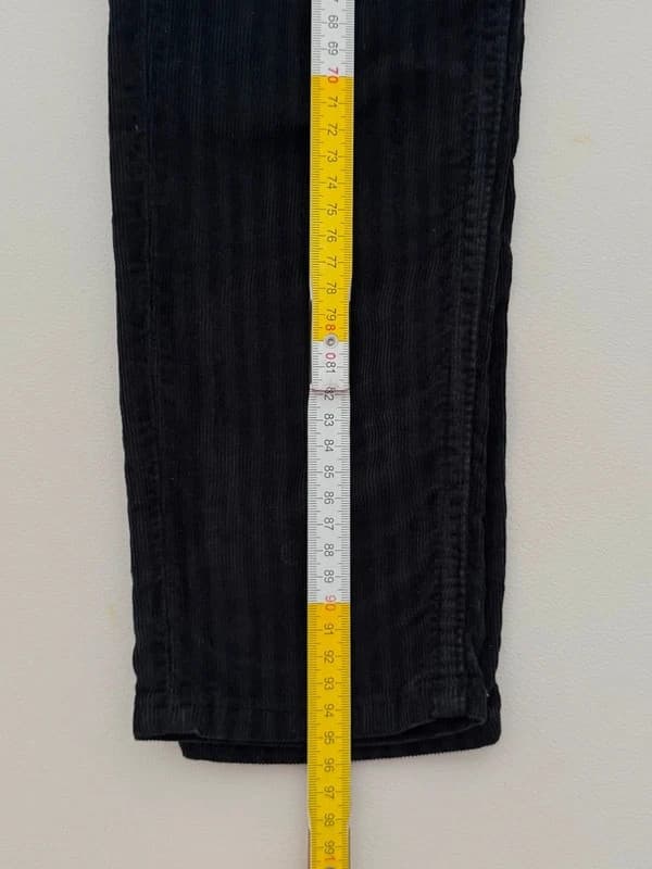 Pantalon slim Sandro velours côtelé noir à rayures taille 36 - SC2605101 - Photo 8/8